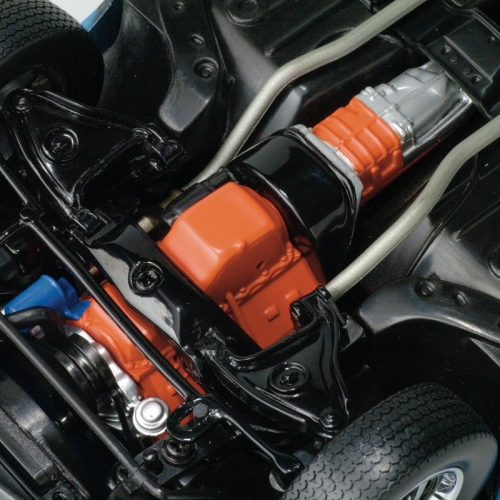 Holden HQ Monaro GTS Sedan Cyan Metallic with White Stripes (308ci Engine)