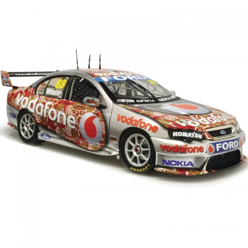 Ford BF Falcon 2008 TeamVodafone Jamie Whincup RED DUST livery